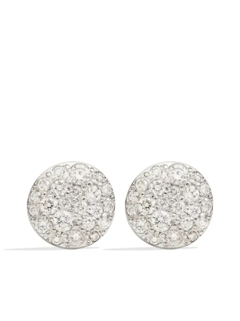 Pomellato 18kt rose gold Sabbia diamond stud earrings