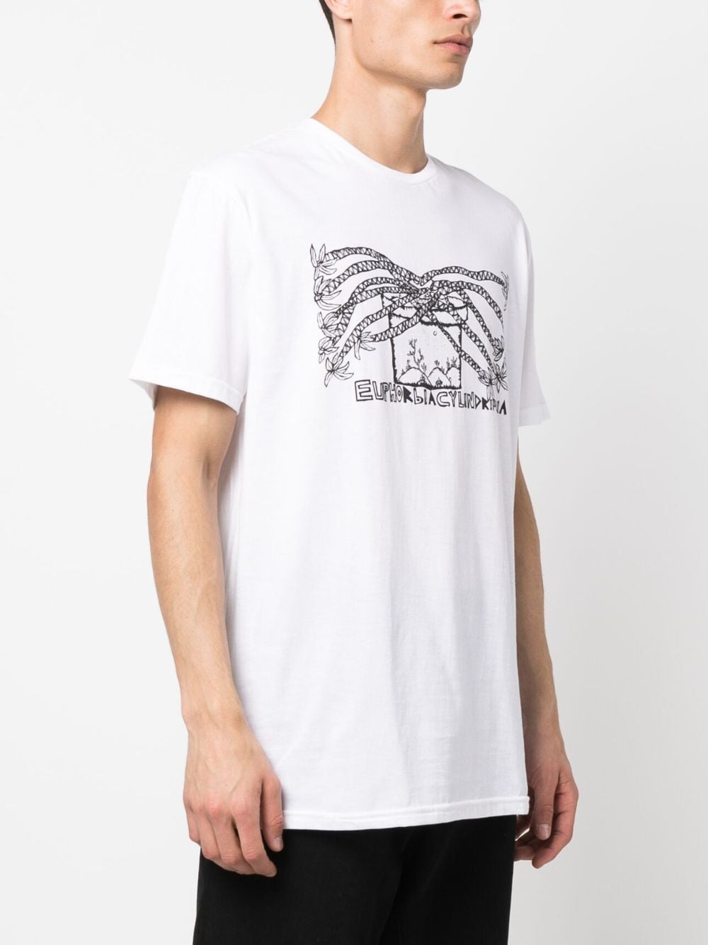 Shop Westfall Graphic-print Cotton T-shirt In White