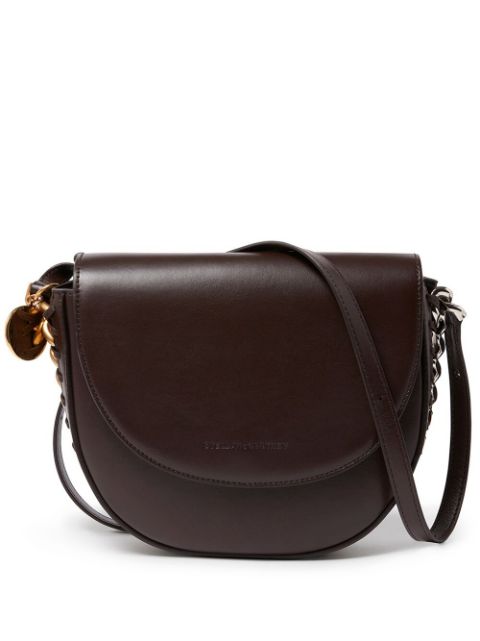 Stella McCartney Frayme logo-embossed shoulder bag Women