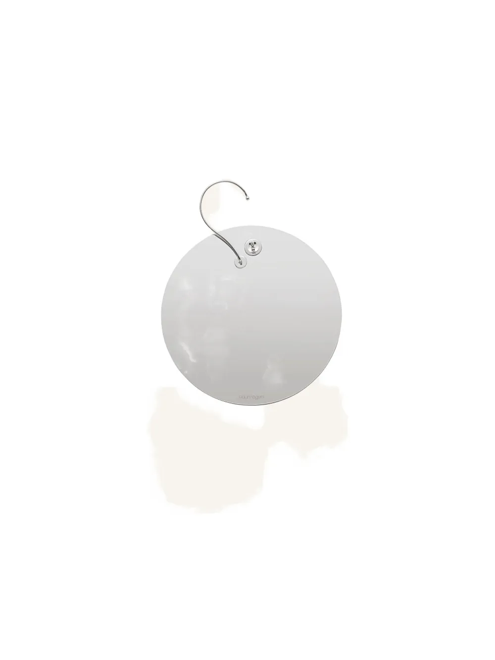 Courrèges round-frame earrings - Zilver