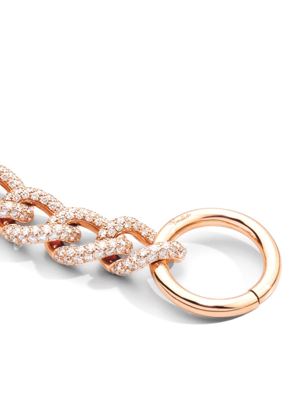 Pomellato 18kt rose gold Catene diamond bracelet - Beige