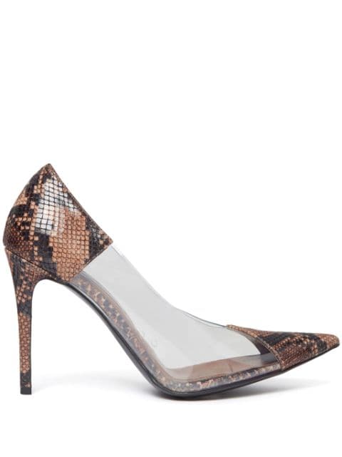 Stella McCartney Stella Iconic snakeskin-effect pumps