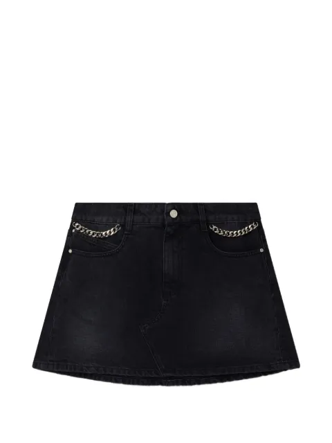 Stella McCartney falda corta de mezclilla Falabella