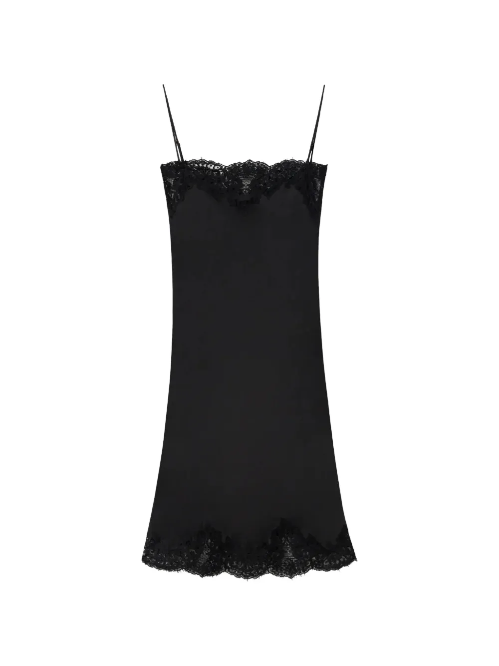 Stella Mccartney Stella McCartney Midikleid aus Satin - Schwarz
