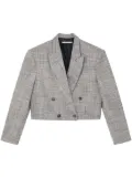 Stella McCartney cropped double-breasted blazer - Grey