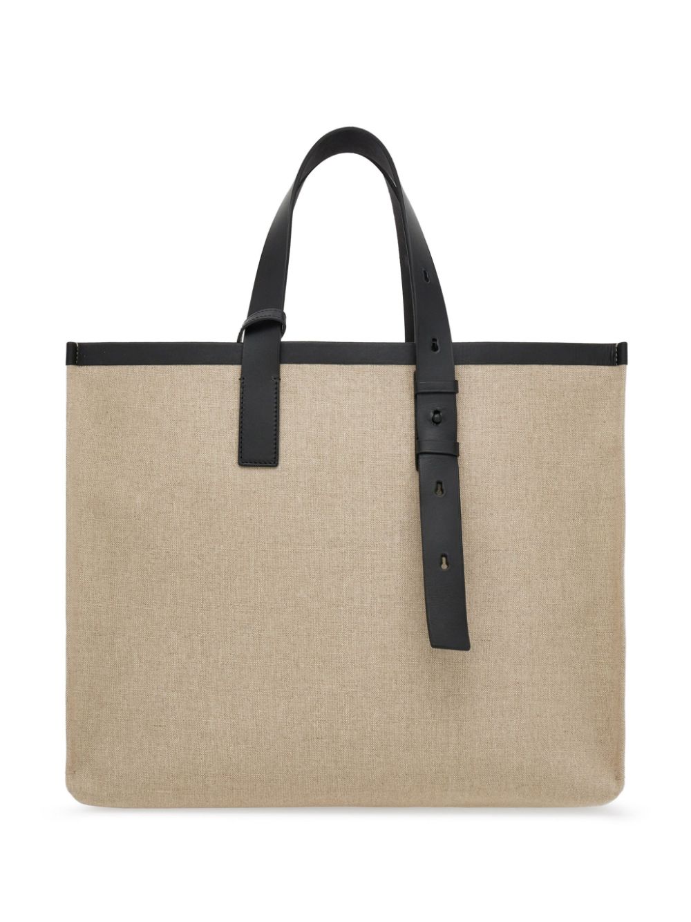 Shop Ferragamo Logo-embossed Leather Tote Bag In Neutrals