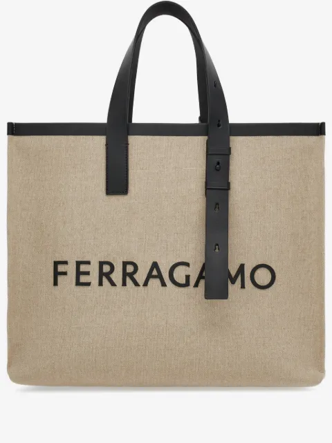 Ferragamo Leren shopper