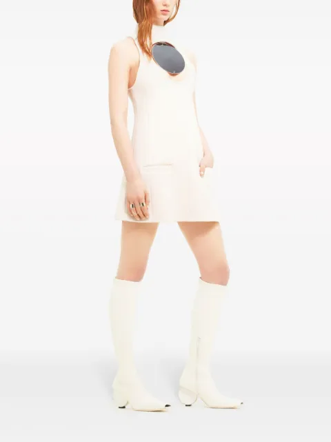 Courrèges Circle cutout minidress 423CRO319VI0040 - 2