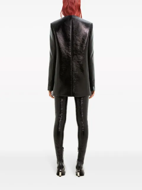 Courrèges cut-out faux-leather minidress 423CRO267VY0014 - 3