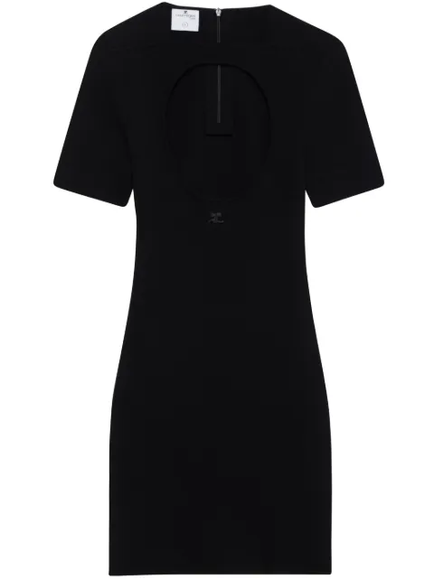 Courrèges cut-out knitted minidress