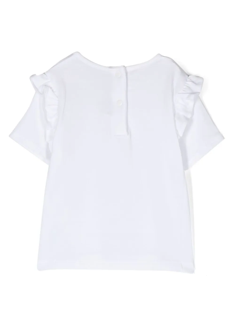 Tartine Et Chocolat embroidered-detail cotton T-shirt - Wit