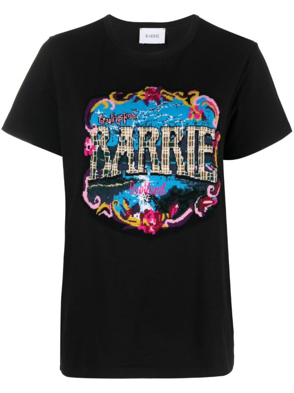 Barrie graphic-print Cotton T-shirt - Farfetch