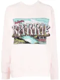 Barrie graphic-print cotton sweatshirt - Pink