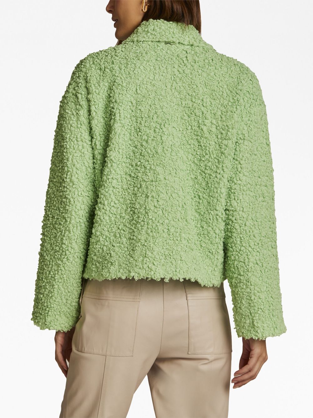 Le Lis fleece-texture long-sleeve Jacket - Farfetch