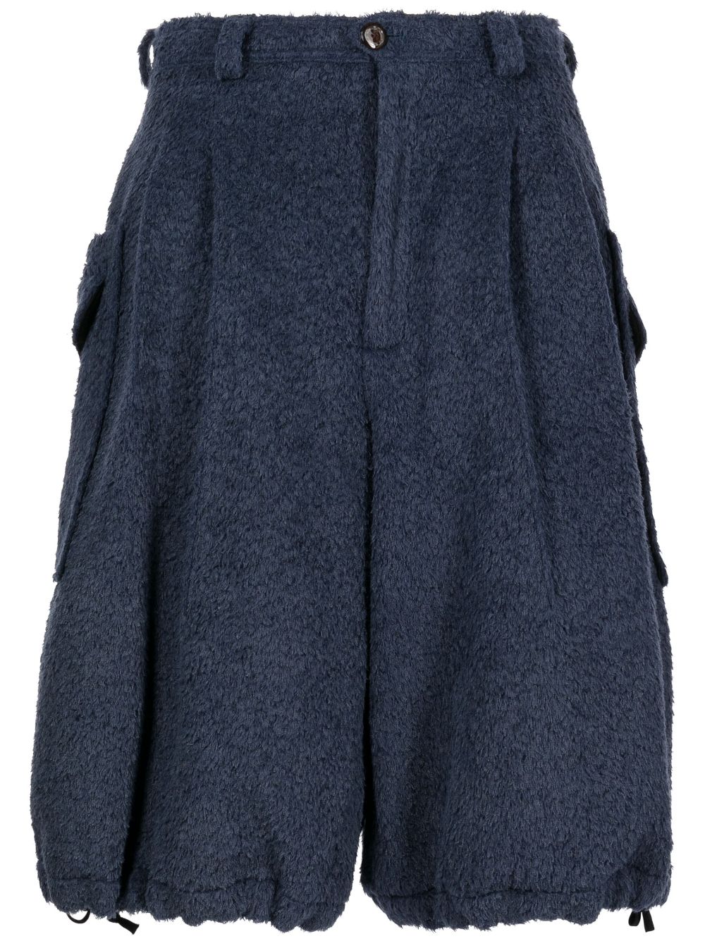 Kiko Kostadinov box-pleat wide-leg Shorts - Farfetch