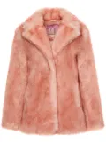 Unreal Fur Elba notched-lapels faux fur jacket - Pink