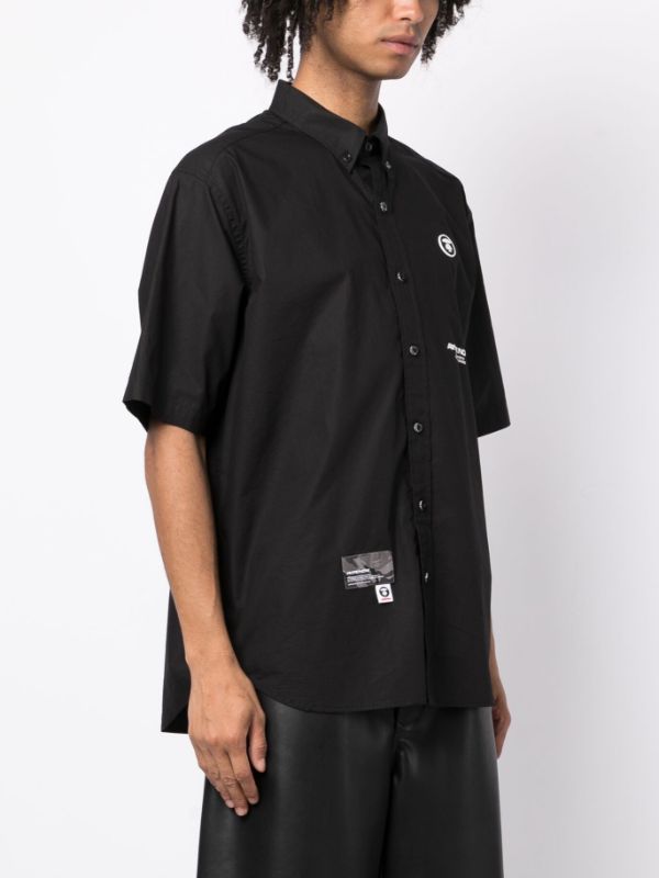 Bathing ape shirt outlet black