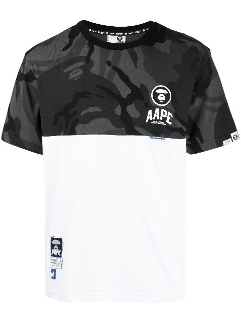 AAPE BY *A BATHING APE camouflage-pattern cotton T-shirt Men