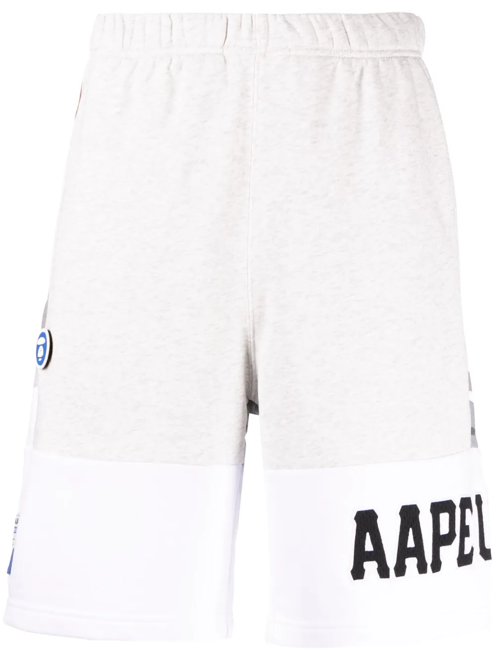 AAPE BY *A BATHING APE® panelled-design track shorts - Grey