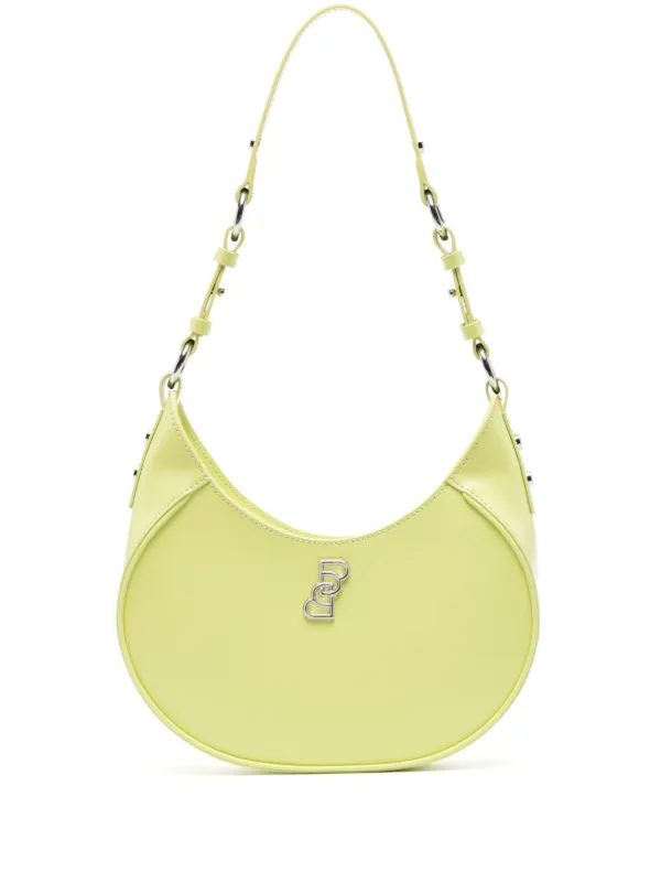 BAPY BY *A BATHING APE® ハーフムーン レザーバッグ | グリーン 