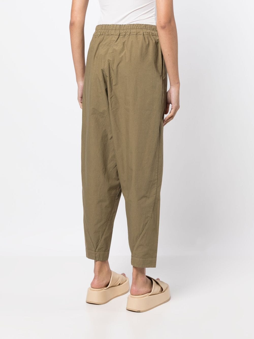 Shop Toogood The Acrobat Tapered Trousers In Brown