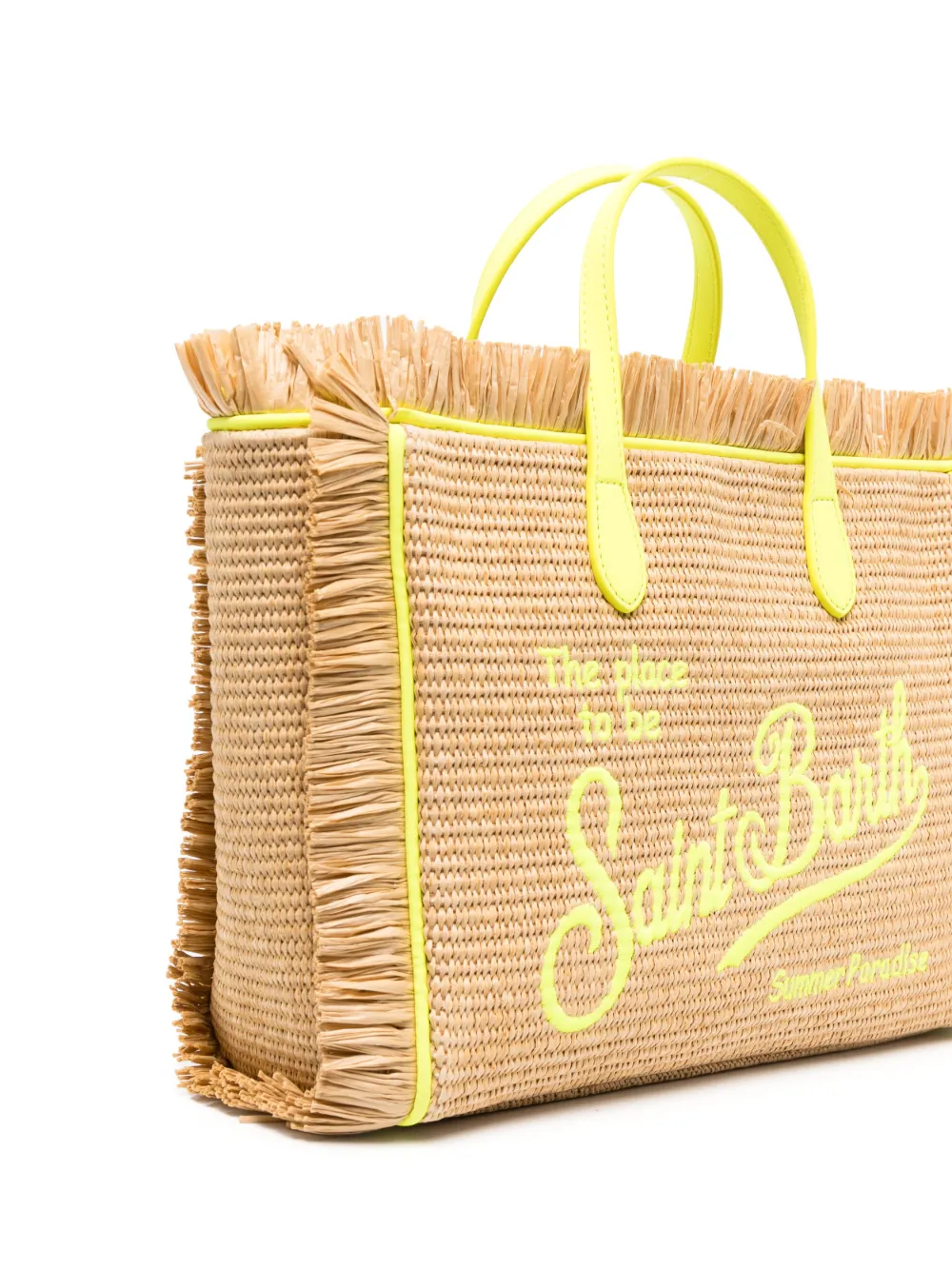 MC2 Saint Barth Kids Colette logo-embroidered tote bag - Beige