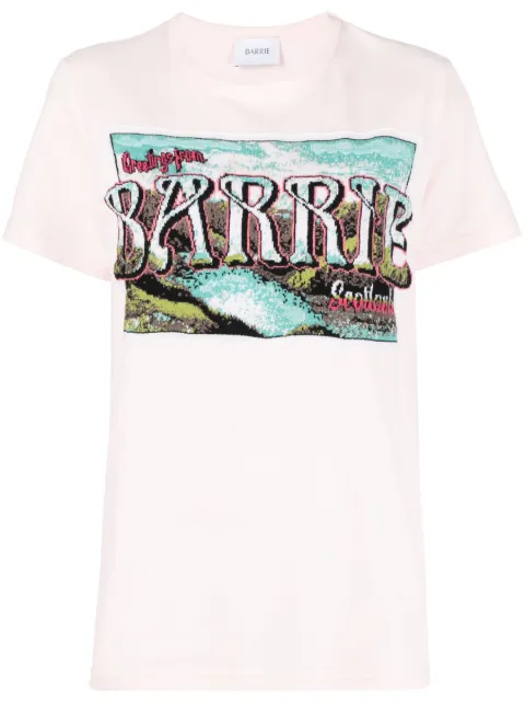 Barrie graphic-print cotton T-shirt