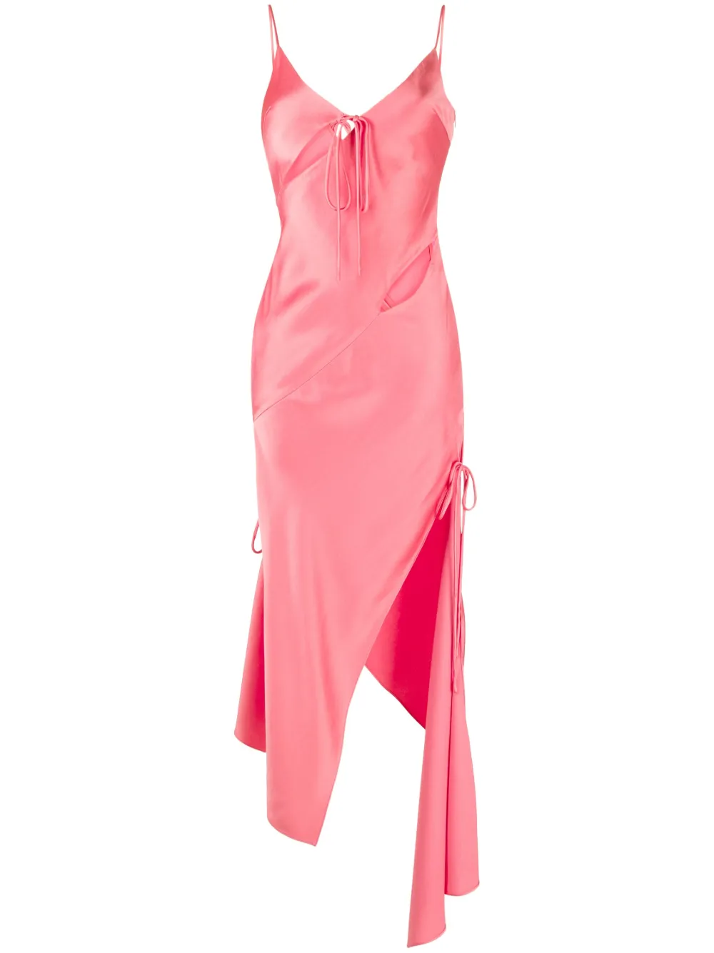 Pink maxi slip dress clearance