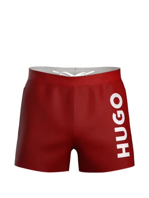 HUGO Short de praia com cós elástico