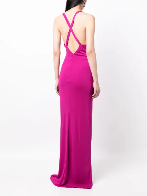 TOM FORD V-neck side-slit maxi dress ABJ720FAX162 - 3