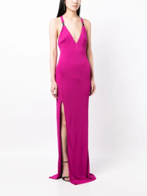 TOM FORD V-neck side-slit maxi dress ABJ720FAX162 - 2