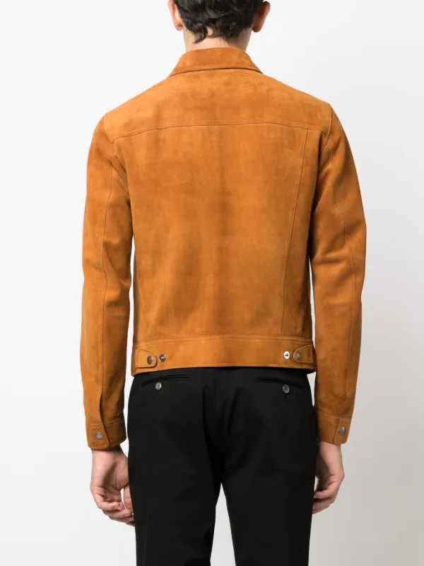 Sandro suede 2024 jacket mens