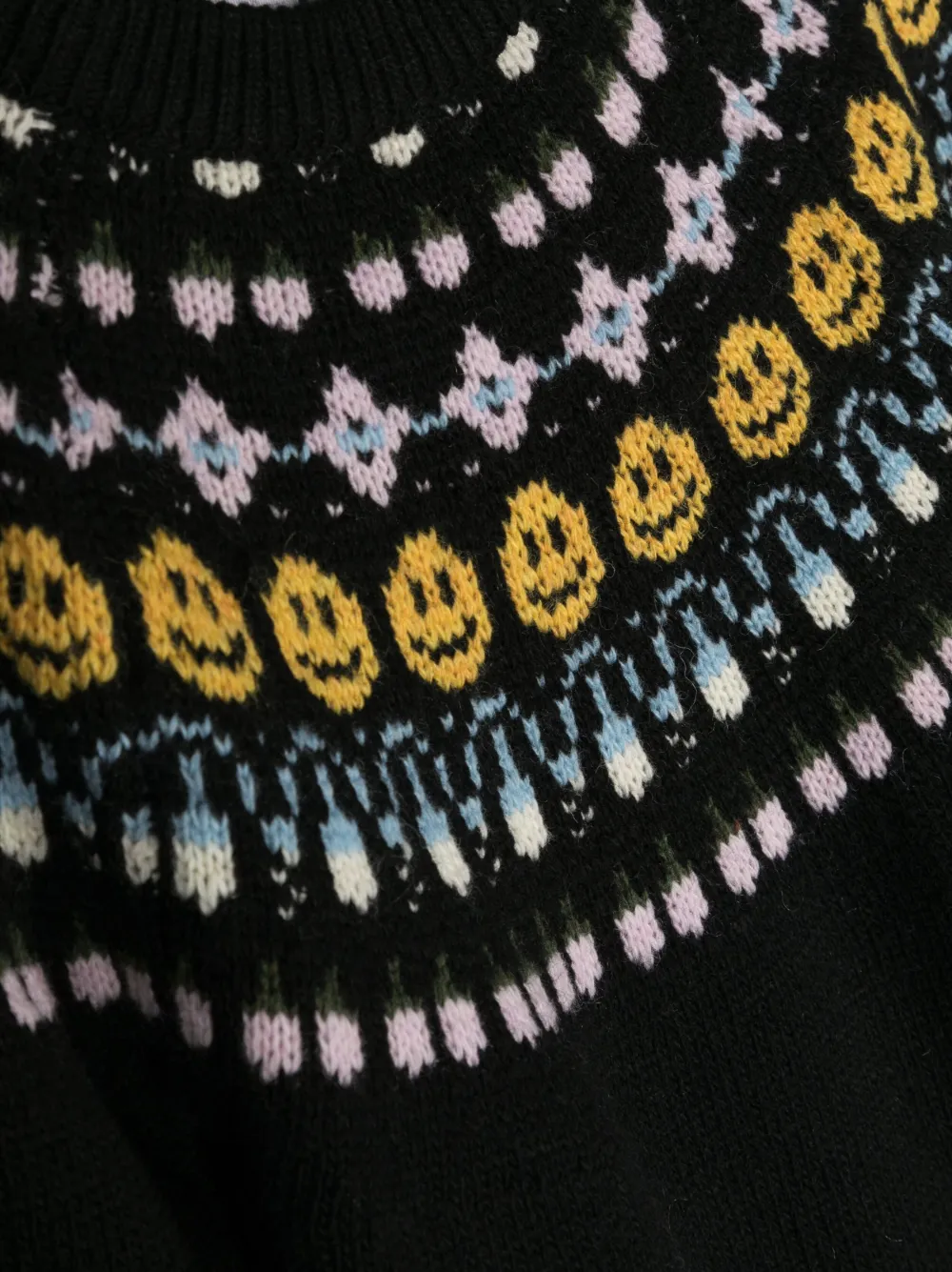 Molo Intarsia jurk Zwart