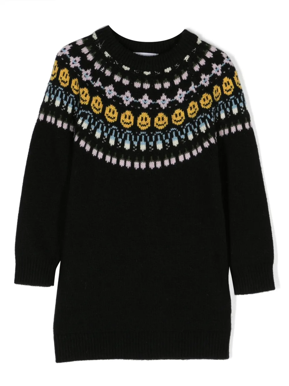 Molo Intarsia jurk Zwart