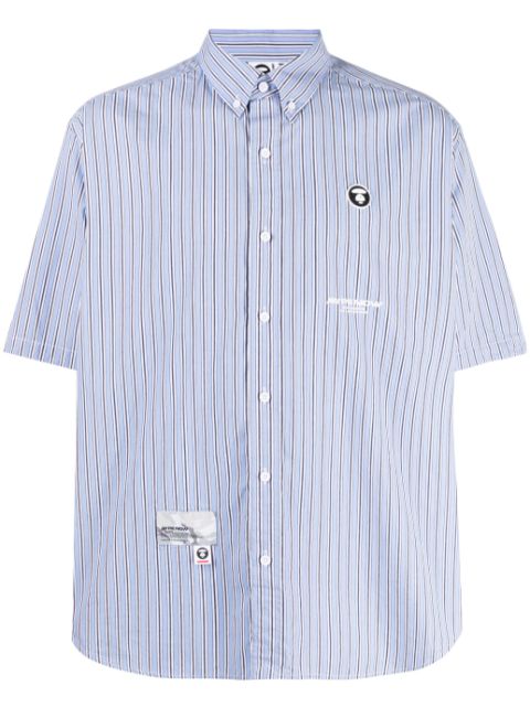 AAPE BY *A BATHING APE striped short-sleeve shirt Men