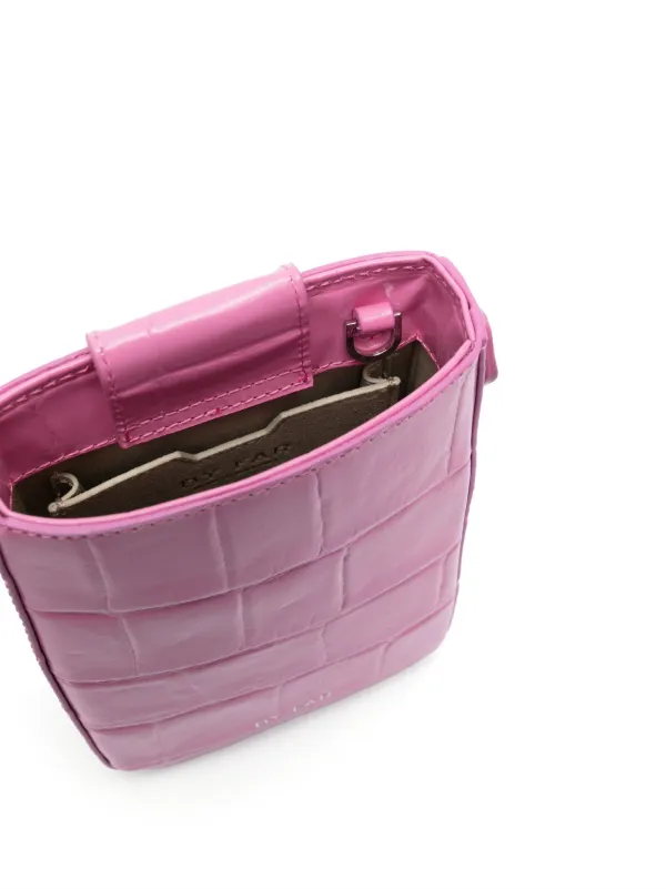BY FAR Note Mini Tote Bag | Pink | FARFETCH JO
