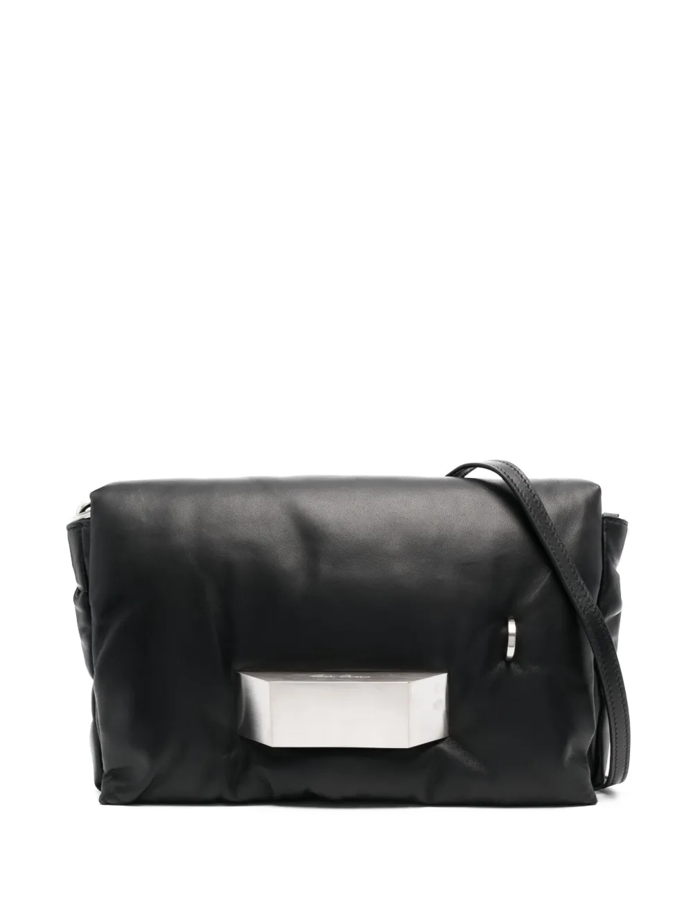 Rick Owens Smoothing-finish Lambskin Shoulder Bag In Black