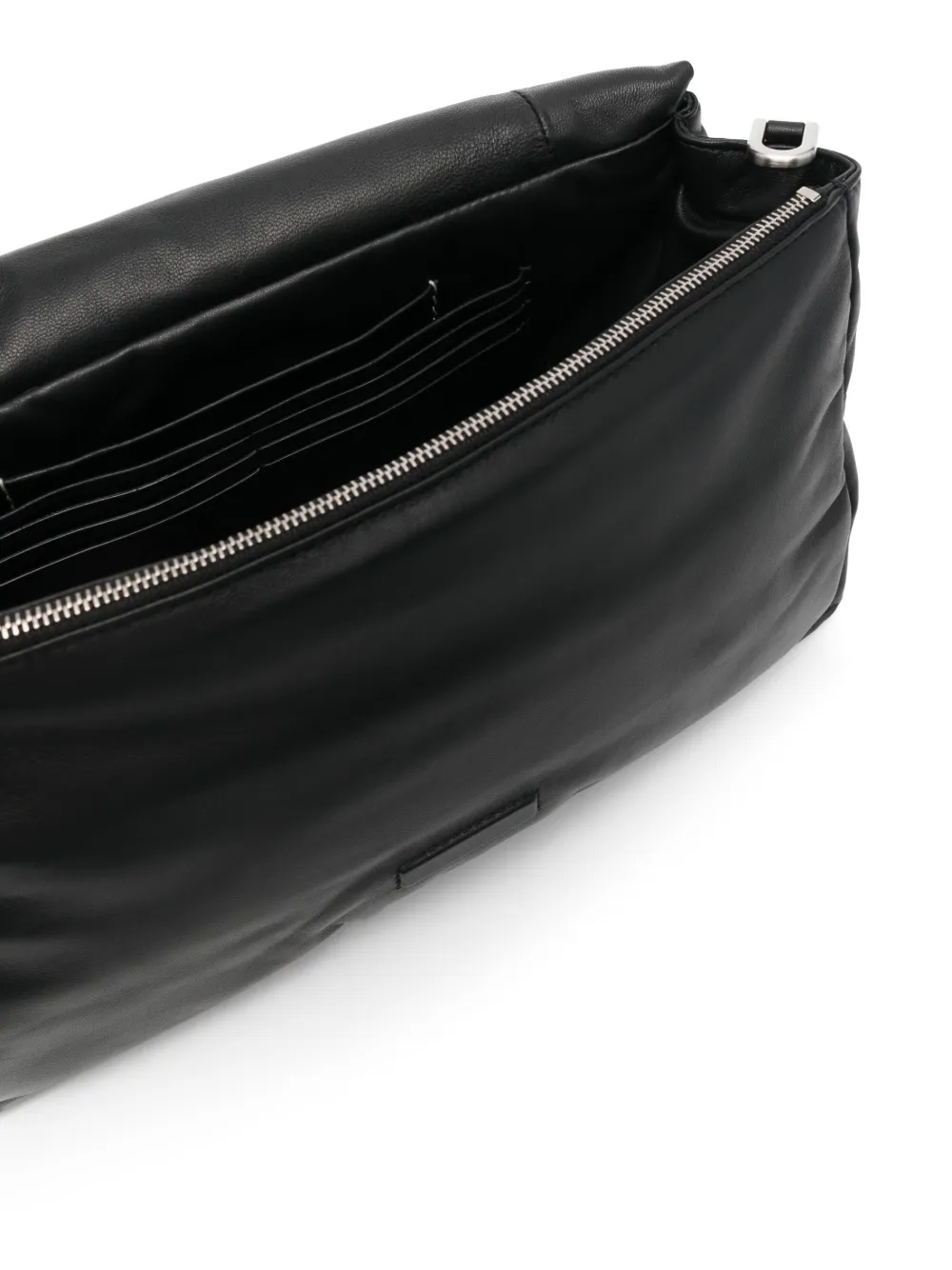 Rick Owens Smoothing-finish Lambskin Shoulder Bag In Black