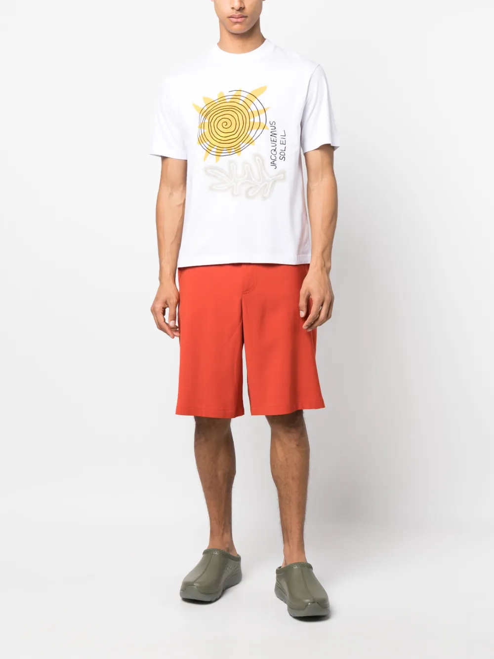 Jacquemus Le T-shirt Soalheiro logo-print - Wit