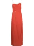 Jacquemus La Robe Gaua long dress - Red