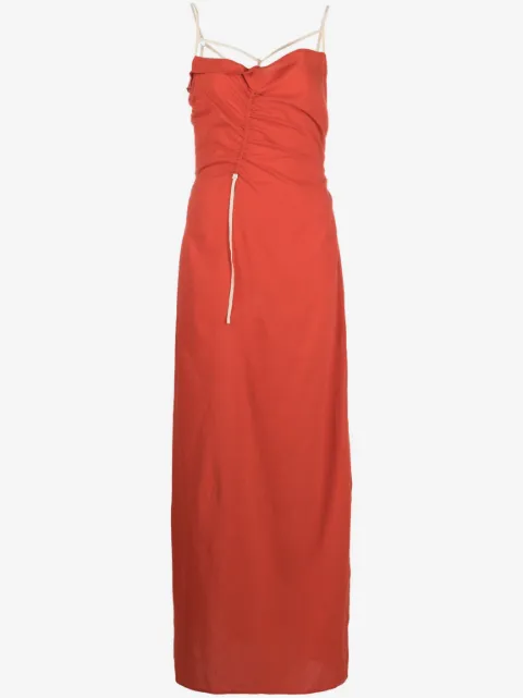Jacquemus vestido largo La Robe Gaua