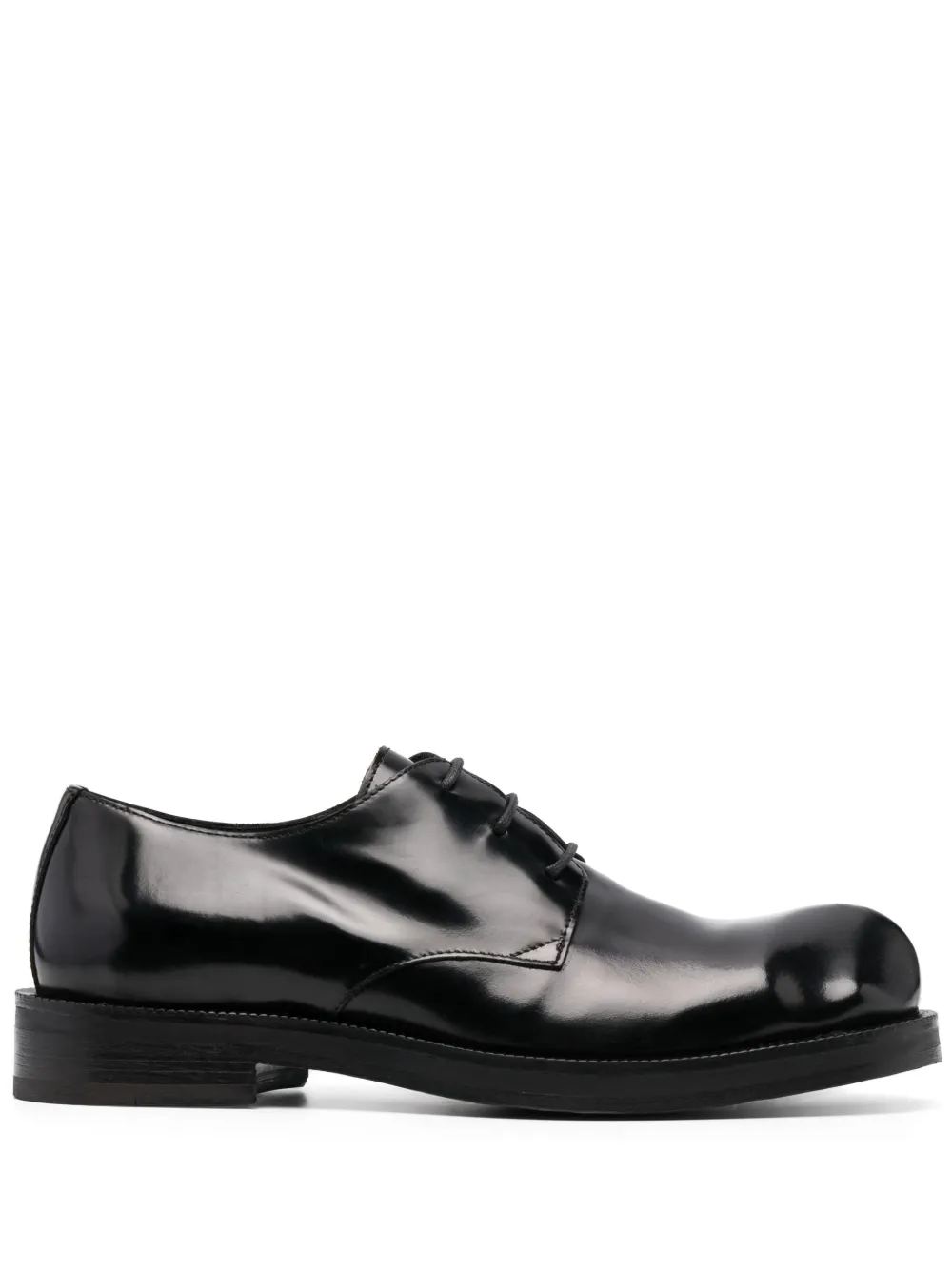 Acne Studios patent-finish Leather Derby Shoes - Farfetch