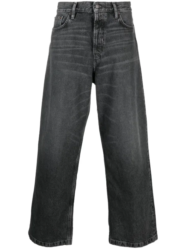 Acne Studios mid-rise wide-leg Jeans - Farfetch