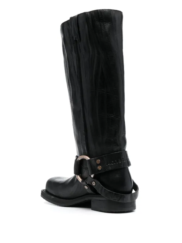 Acne Studios 30mm knee-high Leather Boots - Farfetch