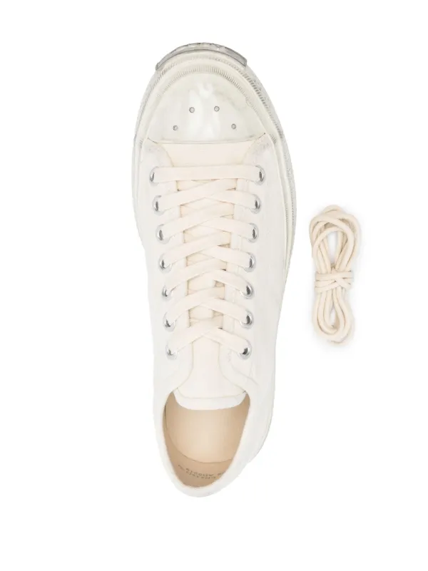 Acne Studios Ballow Tag distressed-effect Sneakers | White