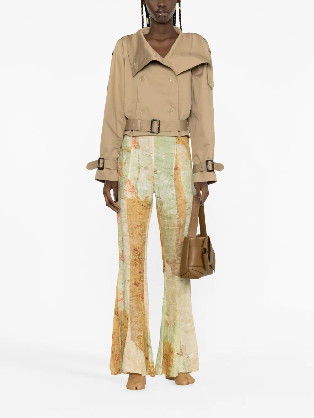 Acne Studios double-breasted trench jacket - Beige
