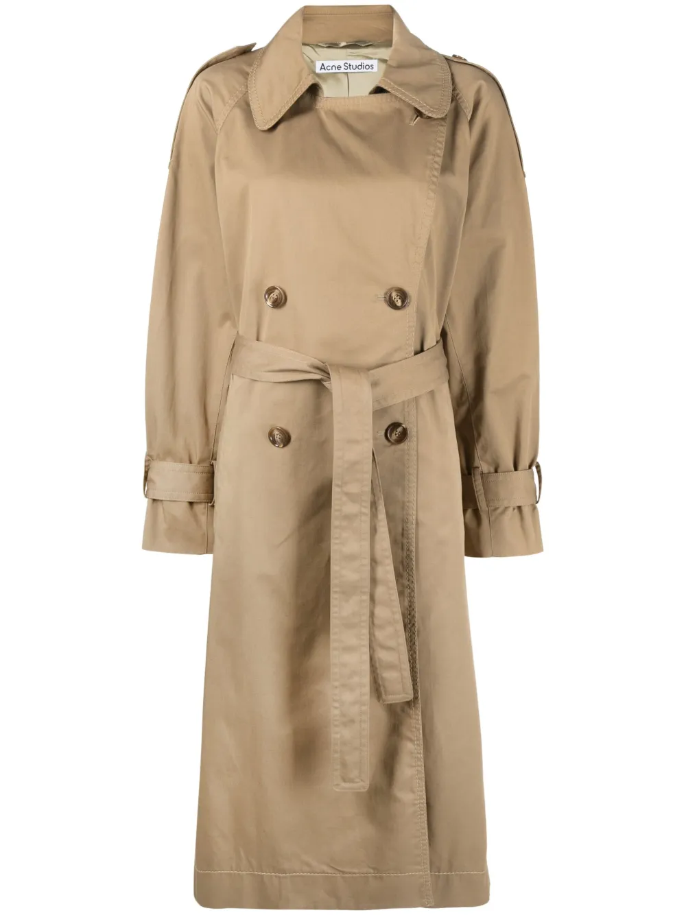 Image 1 of Acne Studios double-breasted trench coat