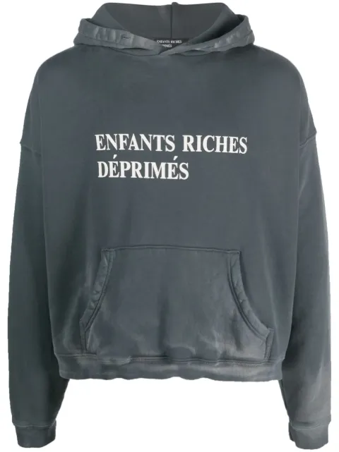 Enfants Riches Déprimés logo-print cotton hoodie