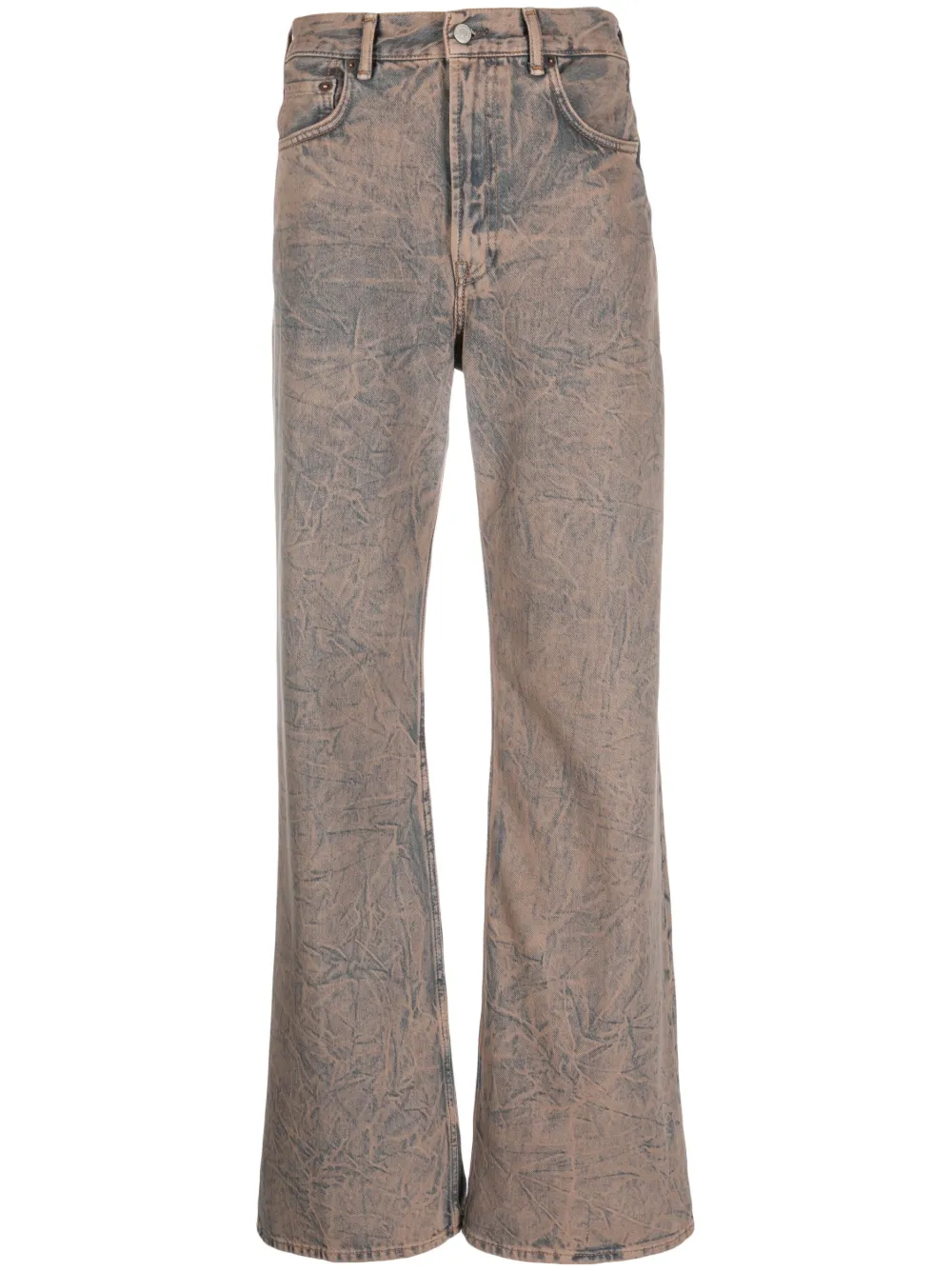 PAIGE logo-patch Flared Jeans - Farfetch