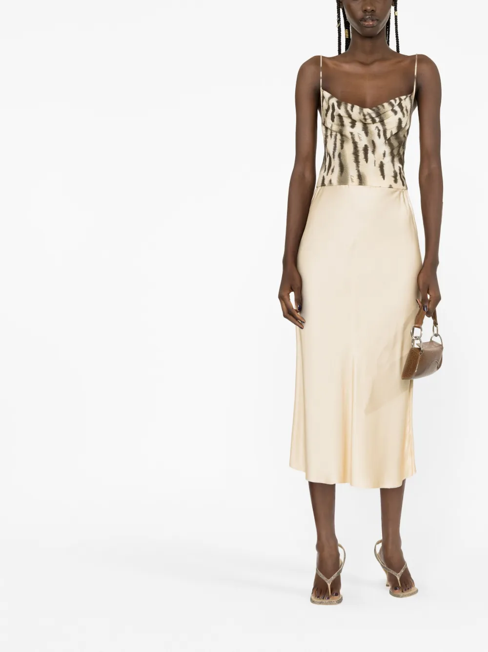 ROTATE BIRGER CHRISTENSEN fine-jacquard open-back top | Vests & Tank Tops | Image 2